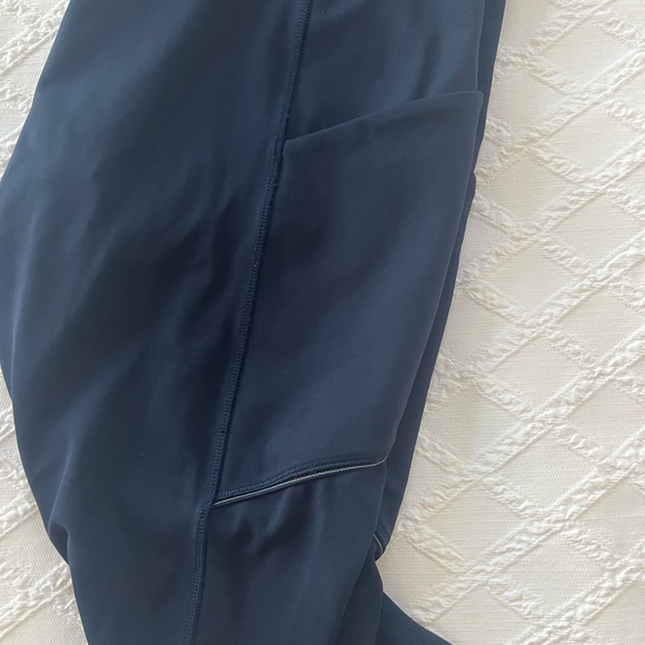 Lululemon Invigorate High-Rise Crop 23" navy blue. Size 8 (tag is ripped out). - Picture 5 of 7